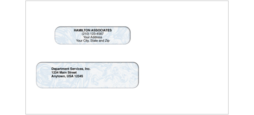 Double Window Wallet Envelopes Transource Direct