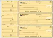 Safety Yellow Accounts Payable Check